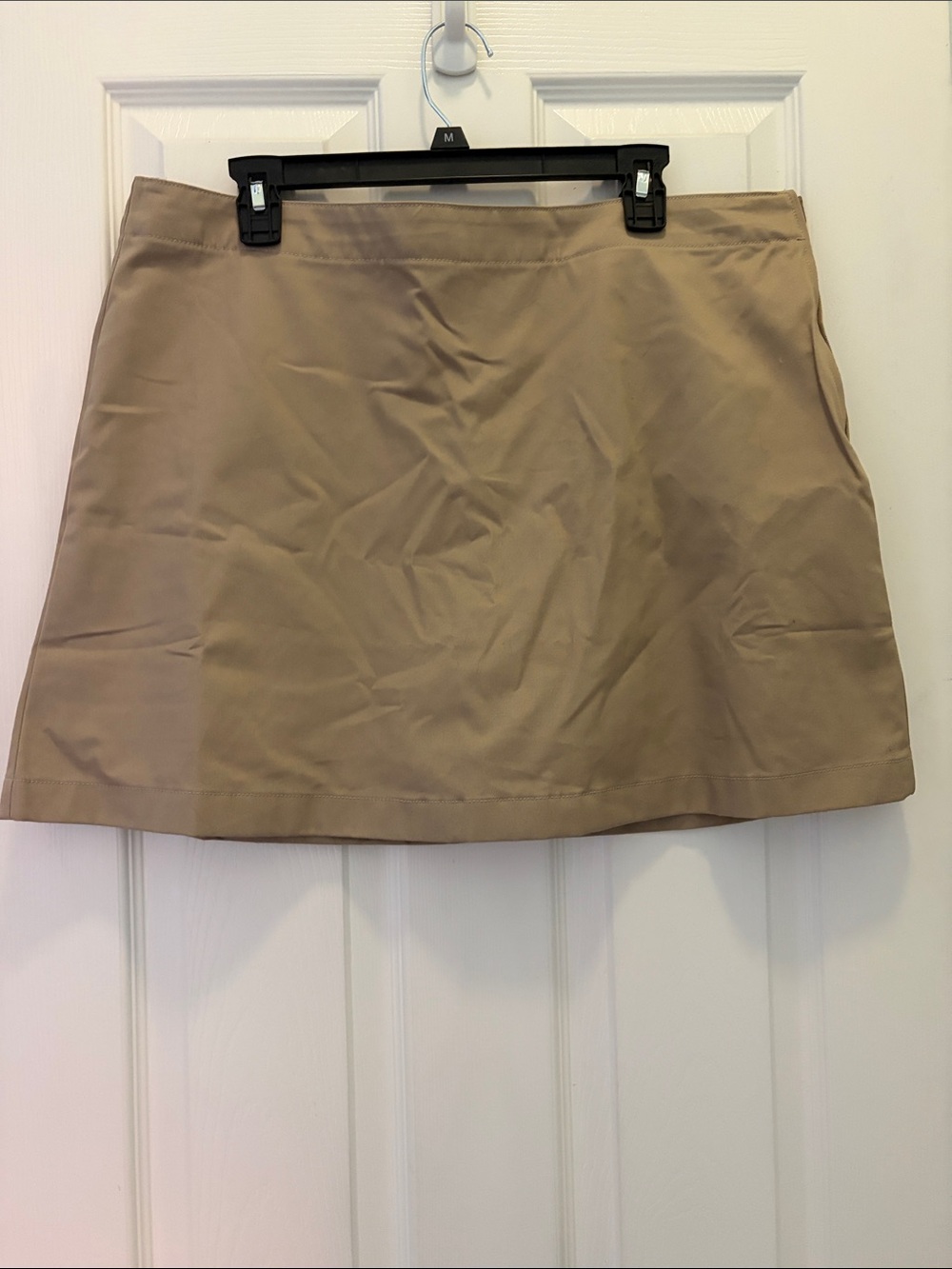 Lands' End Women's Beige Mini Skirt